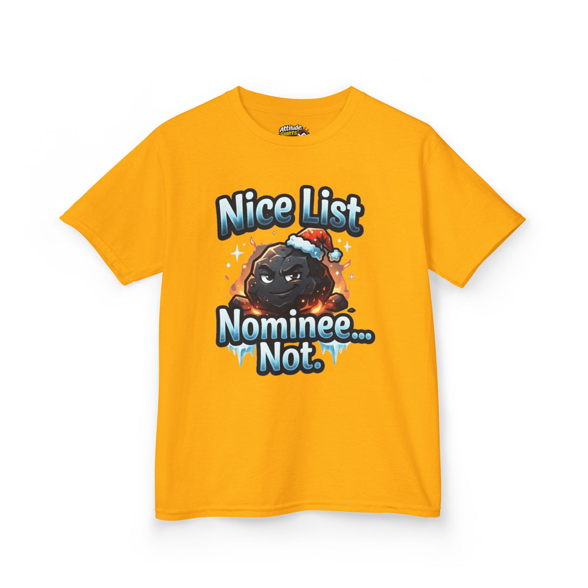 Color: Gold | Nice List Nominee Kids Tee