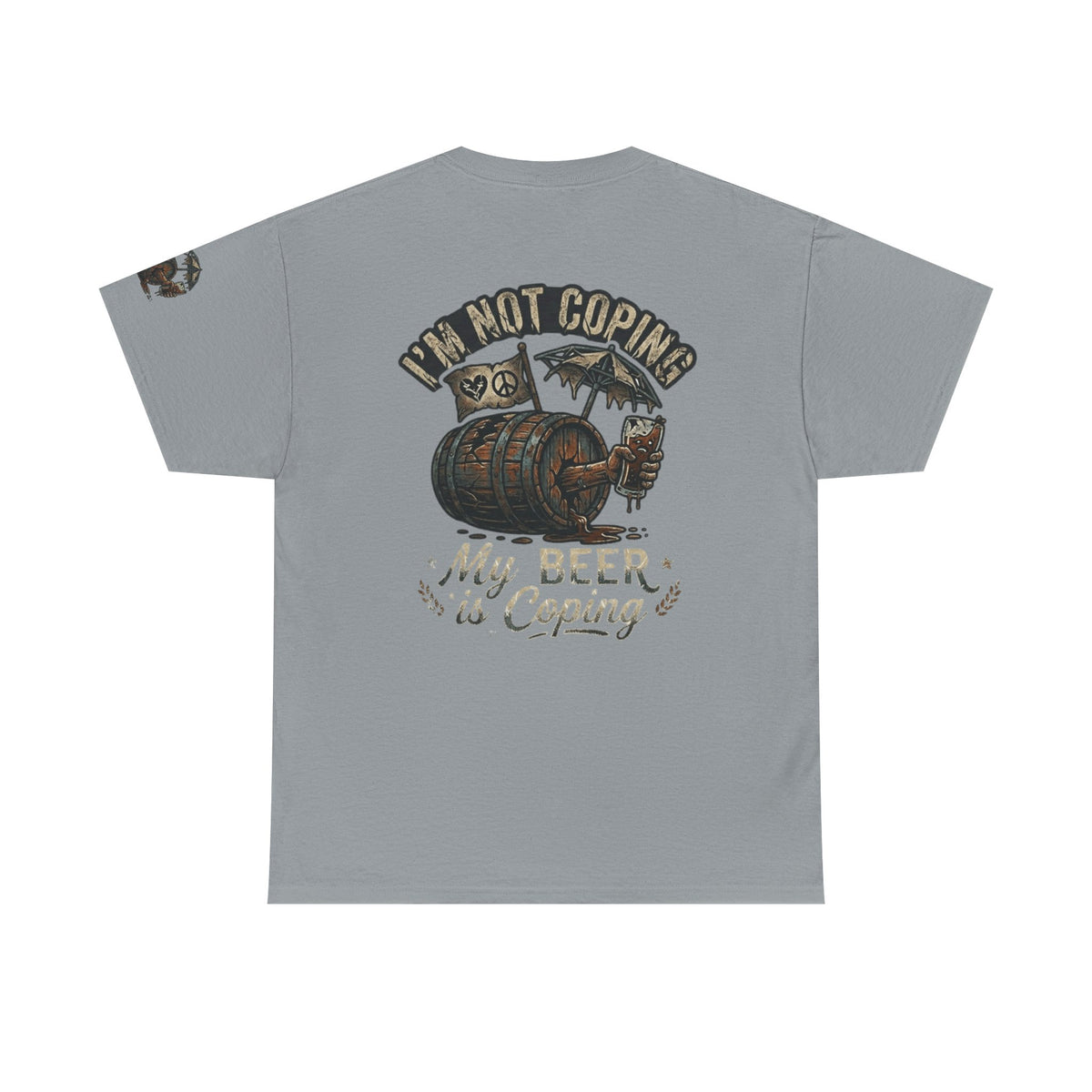 Color: Gravel | Beer is Coping Premium Graphic Tee