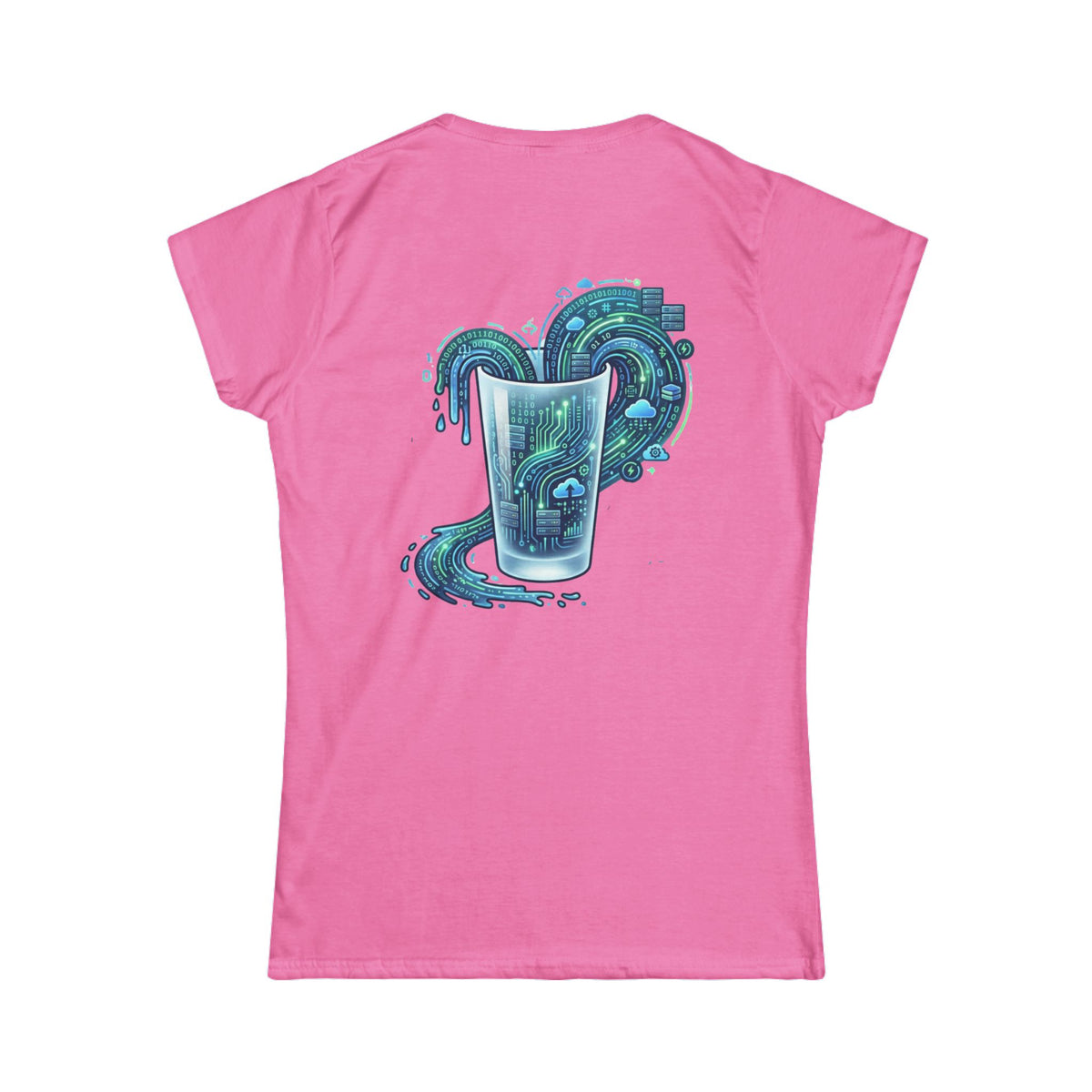 "Glass of Data" Women's Tee