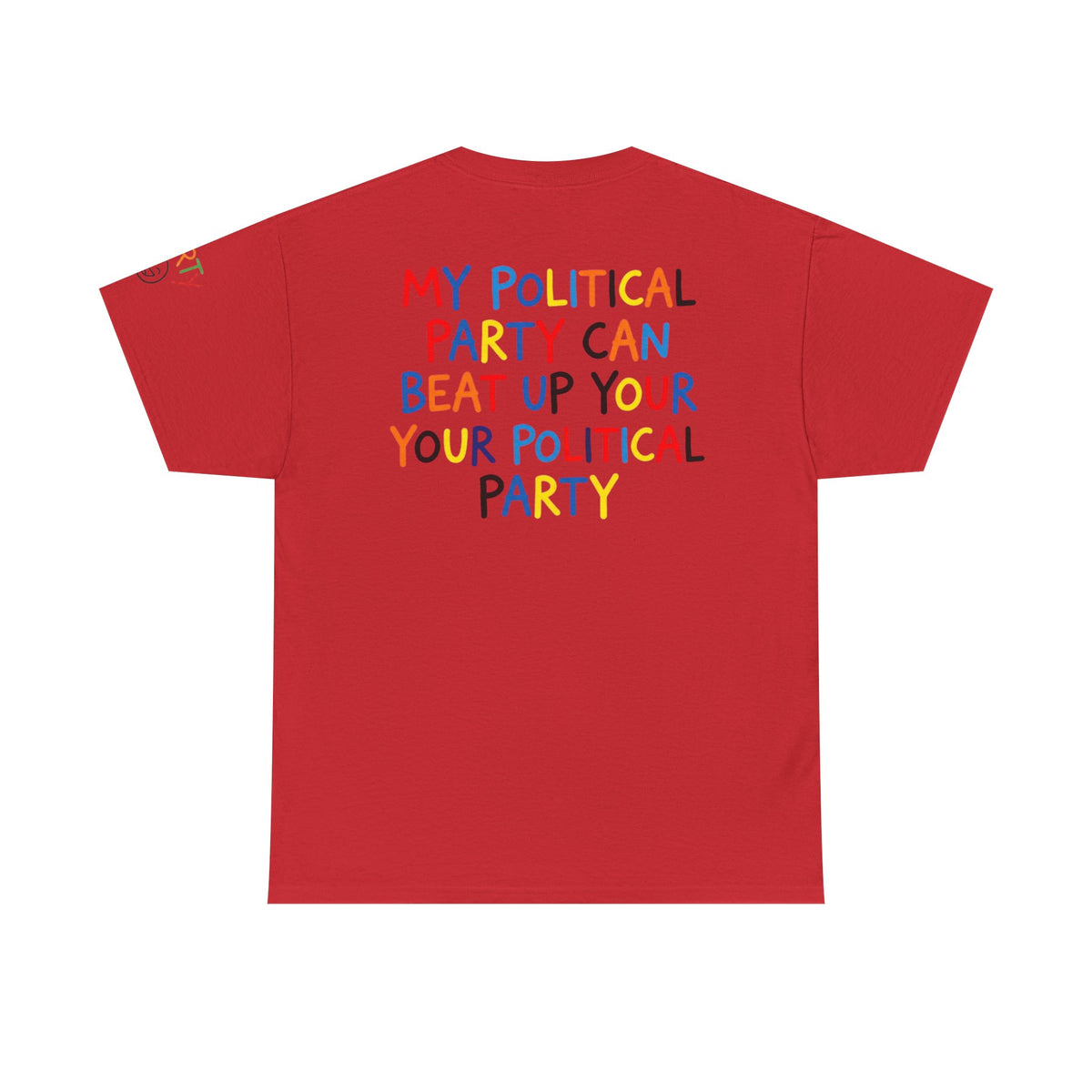 Color: Red | Political Parties Premium Graphic Tee