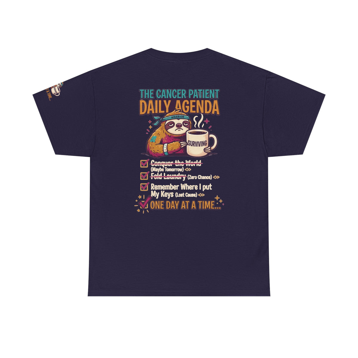 "Cancer One Day At A Time" Premium Graphic Tee