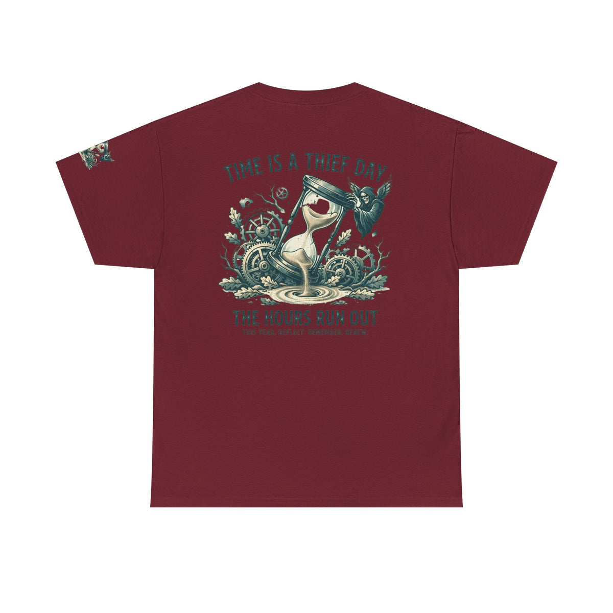 Color: Garnet | Time is a Thief Premium Graphic Tee