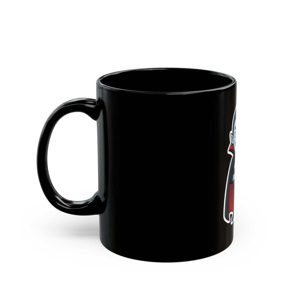 "Dracula" Black Ceramic Mug