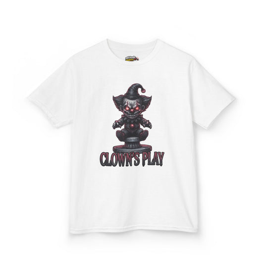 Color: White | Clown Play Kids Tee