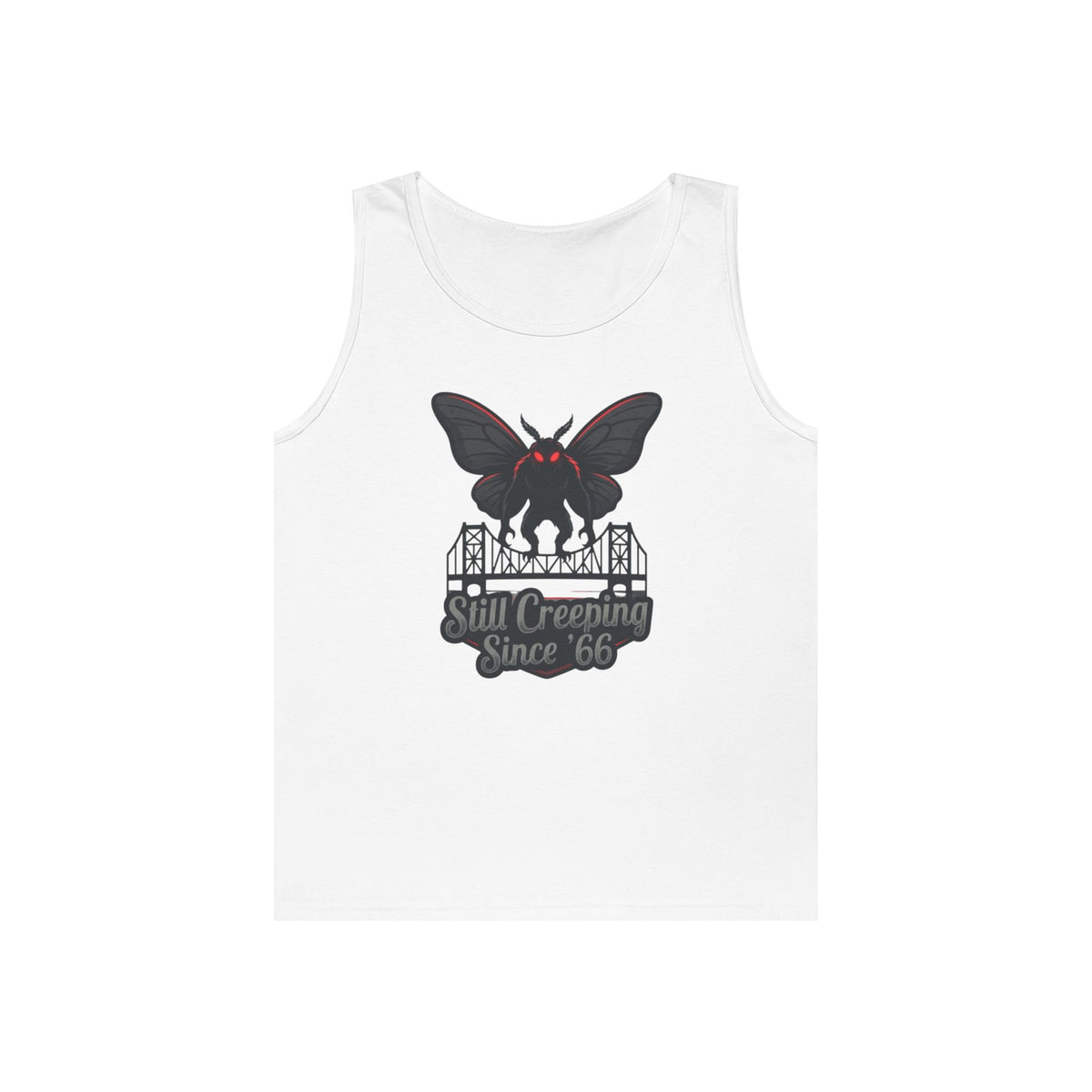 Color: White | Mothman (West Virginia, USA) Tank Top