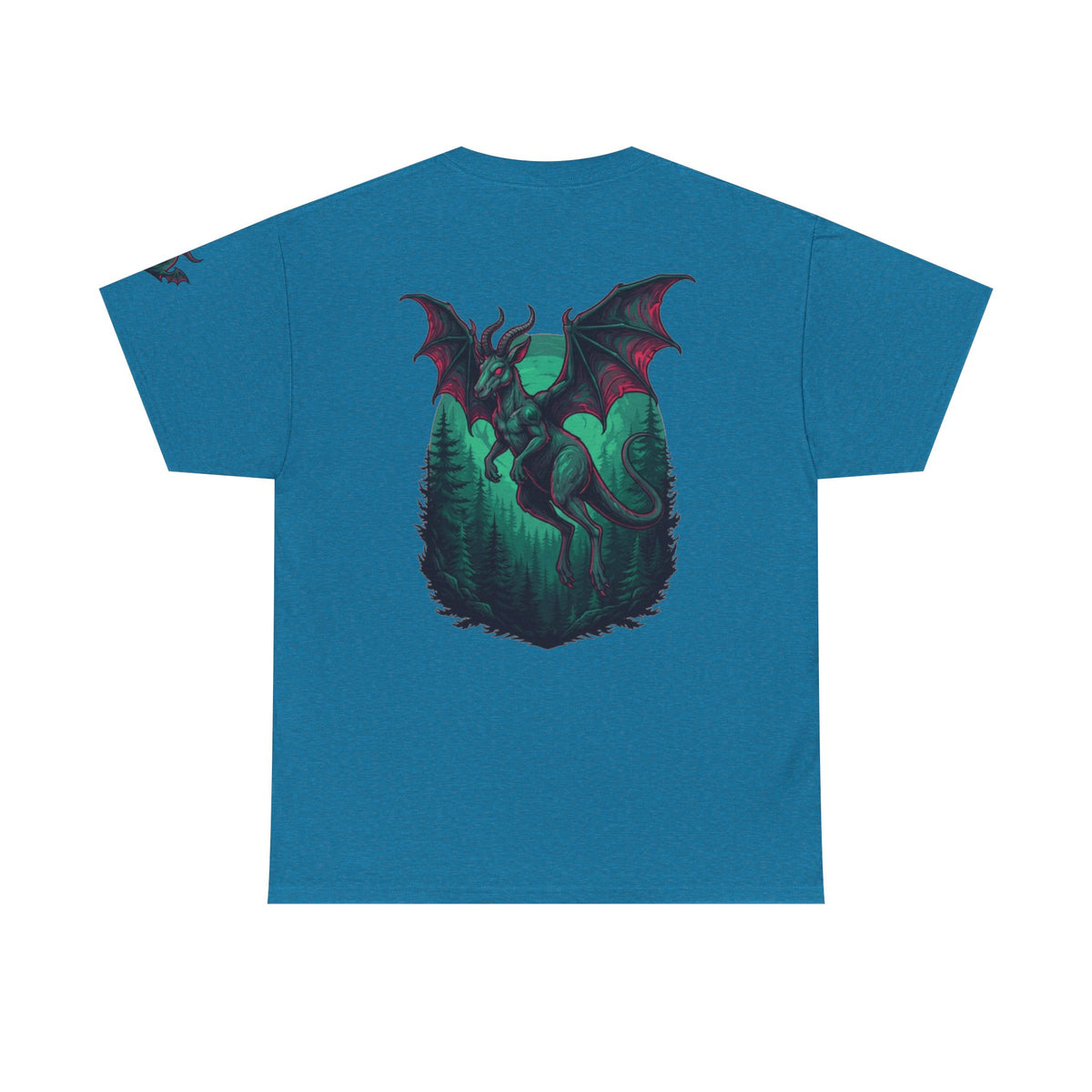 Color: Antique Sapphire | The Jersey Devil (New Jersey, USA) Premium Graphic Tee