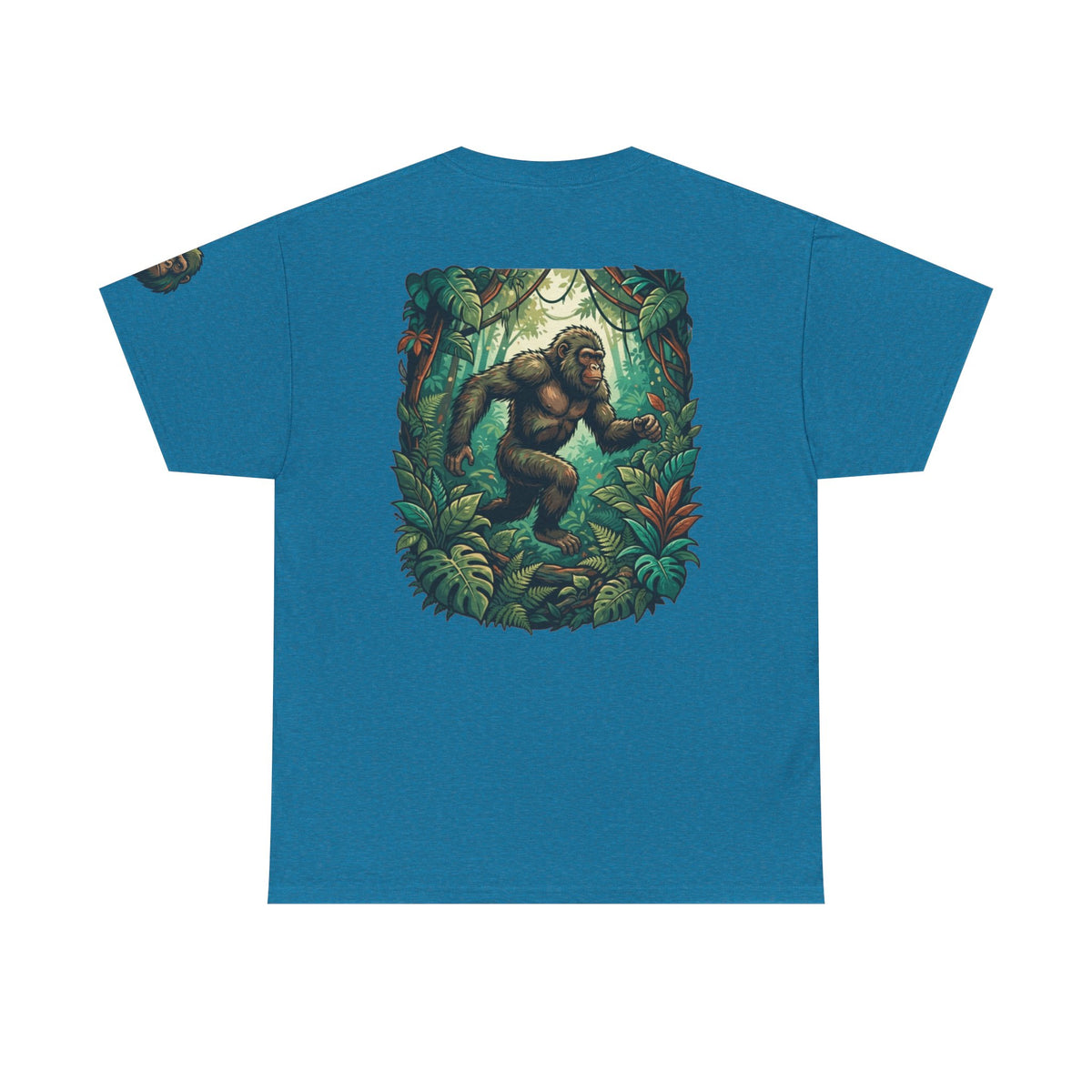 Color: Antique Sapphire | The Bukit Timah Monkey Man (Singapore) Premium Graphic Tee