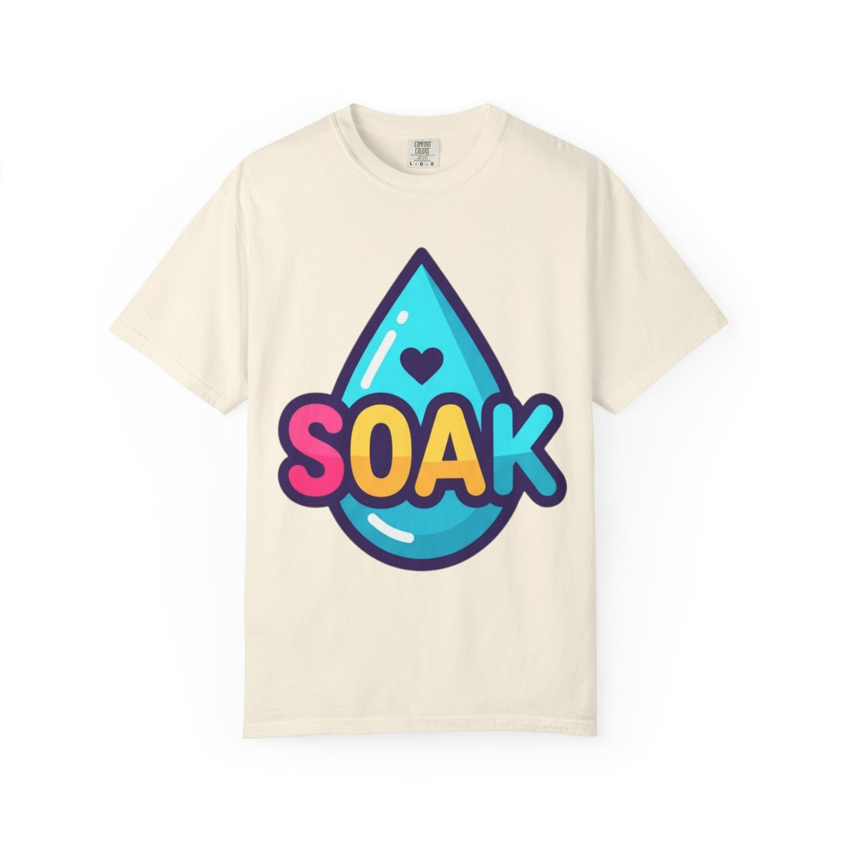 Color: Ivory | Soak Unisex Garment-Dyed Tee