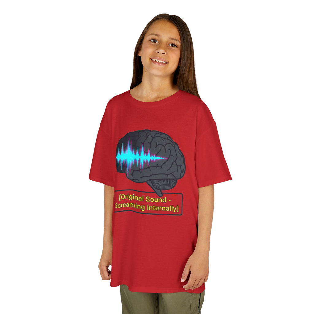 "Screaming Internally" Kids Tee