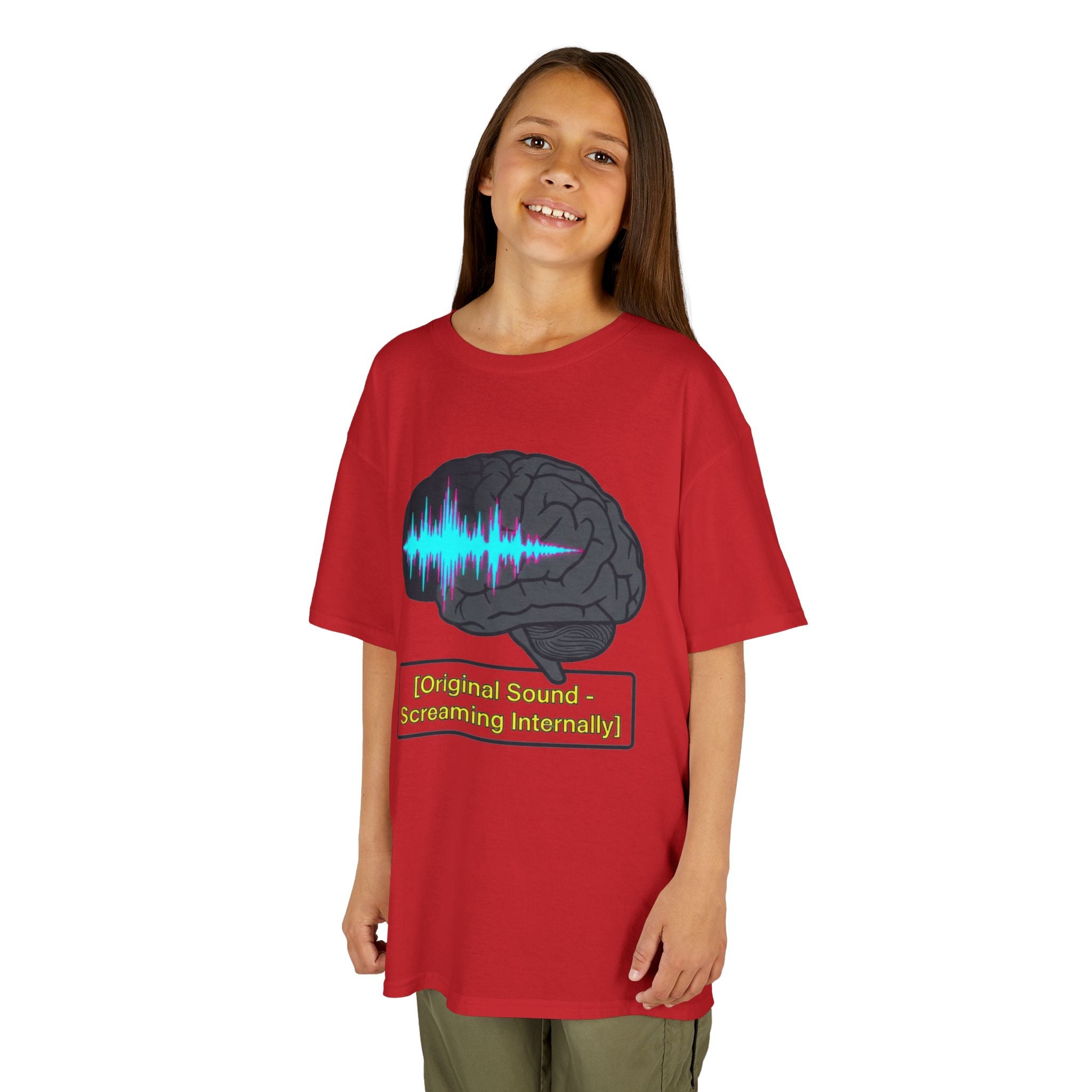 "Screaming Internally" Kids Tee