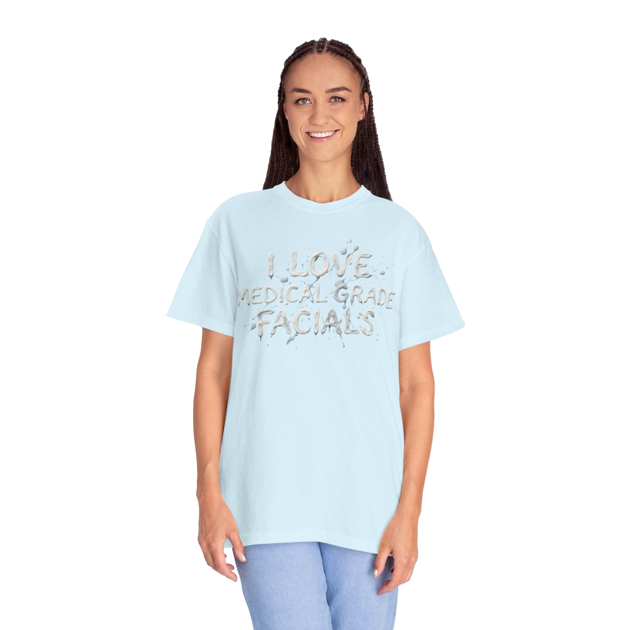 "I Love Medical Grade Facials" Unisex Garment-Dyed Tee