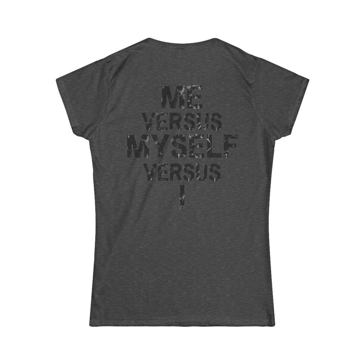 Color: Dark Heather | Me vs Myself vs I Women's Tee