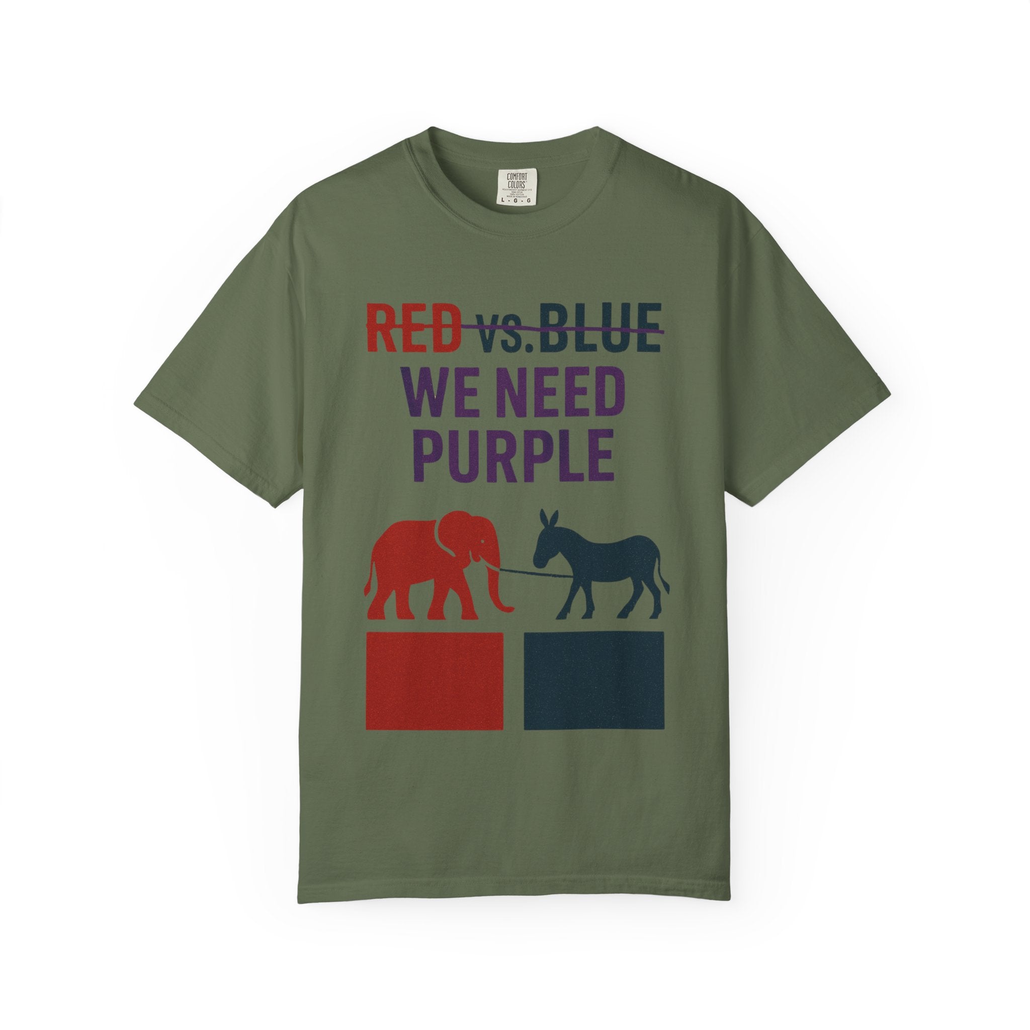 "he Lesser Evil Election" Unisex Garment-Dyed T-shirt