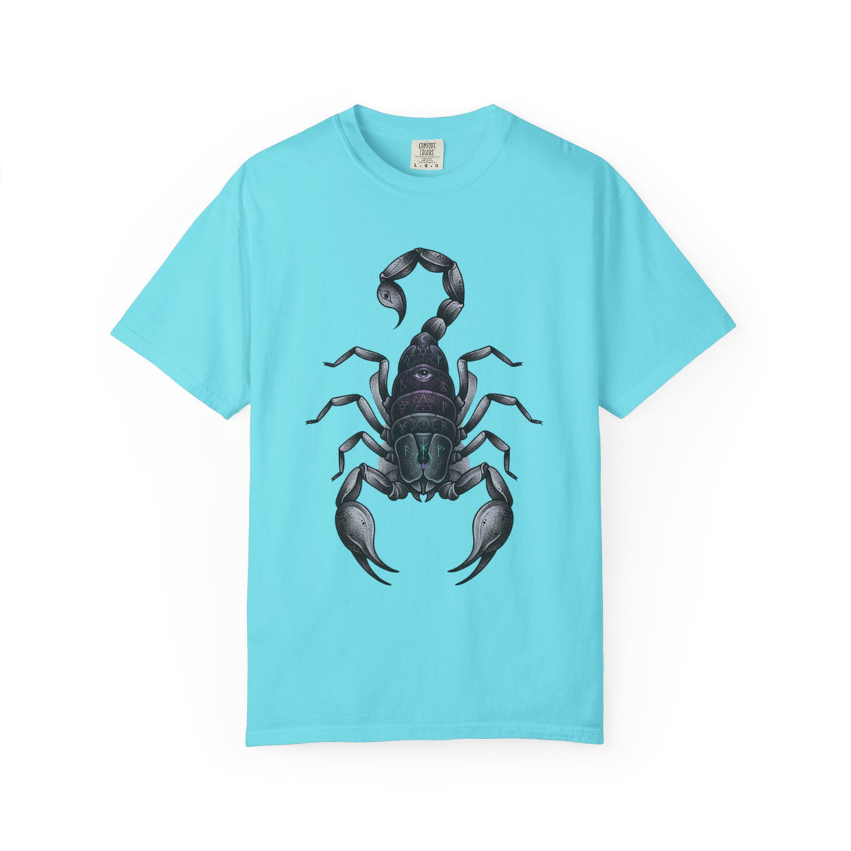 "Scorpio The Mystical Scorpion" Unisex Garment-Dyed Tee