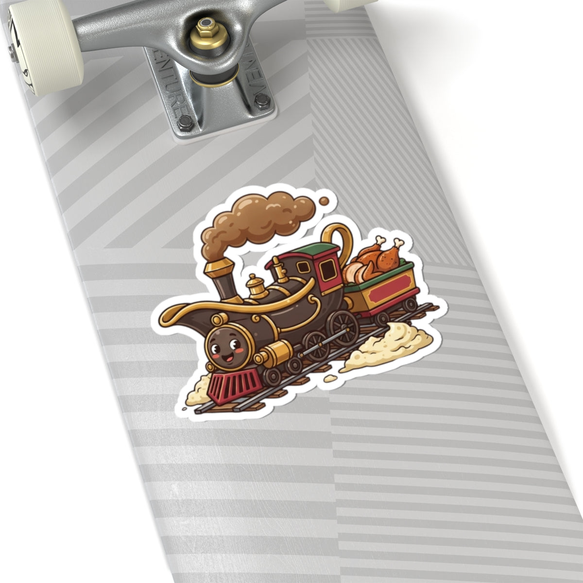 "Next Stop Food Coma" Sticker