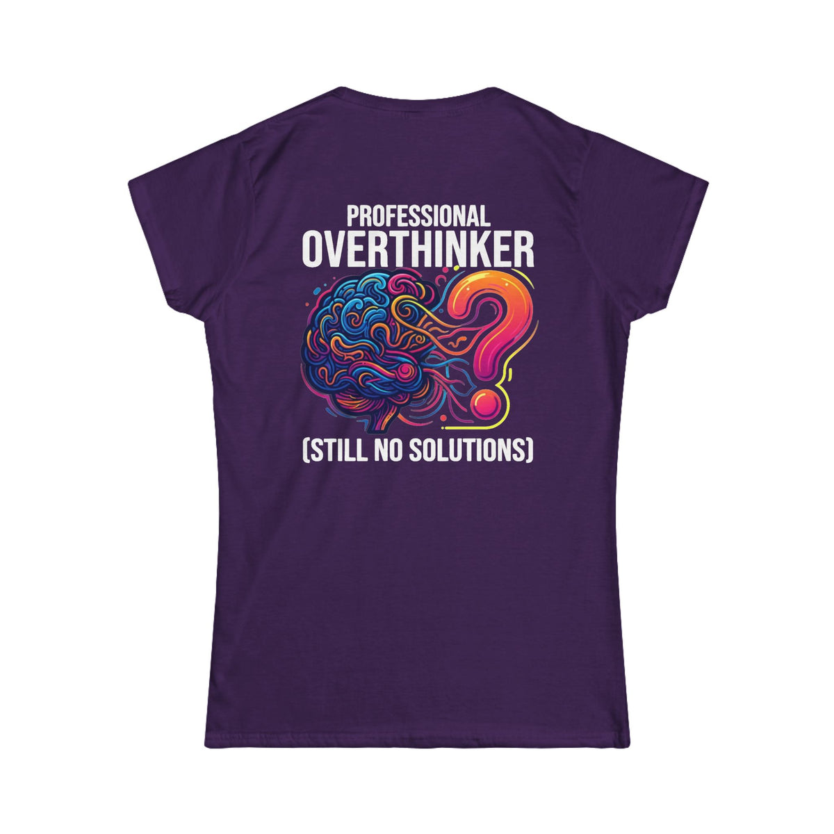 Color: Purple | Professional Overthinker Women's Tee