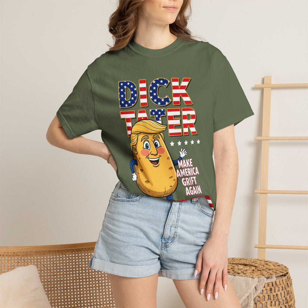 "The Dick Tater (Make America Grift Again)" Unisex Garment-Dyed T-shirt