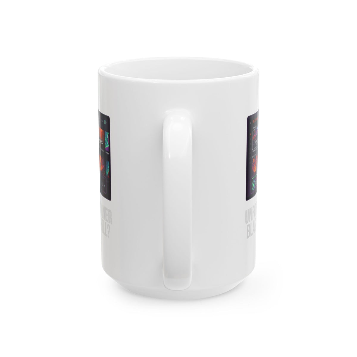 "Good Book Series Blasphemy & Chill" White Ceramic Mug