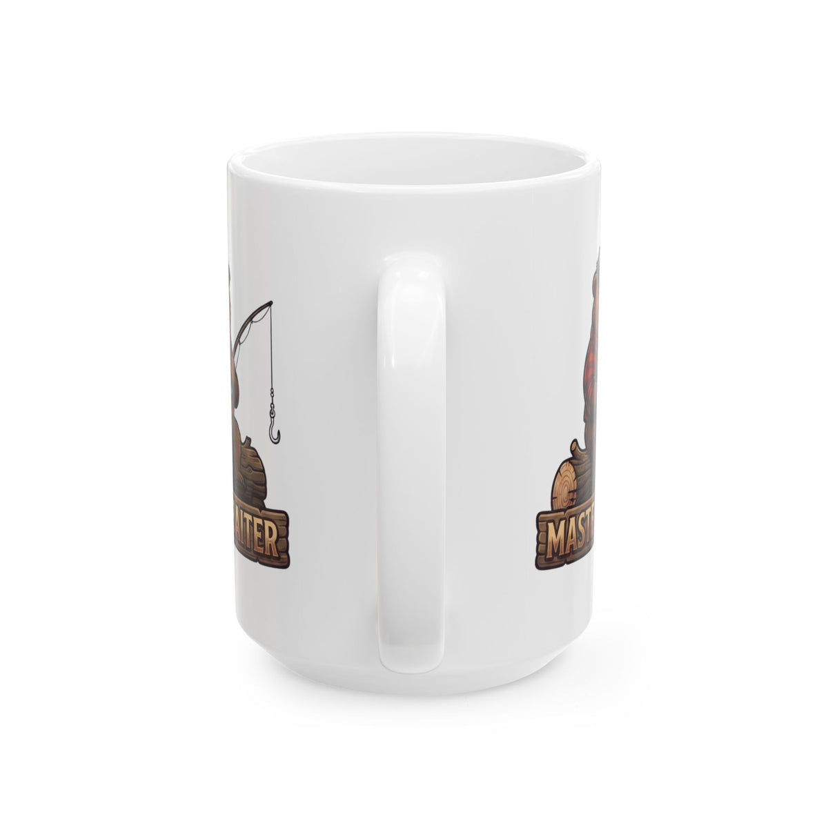 "Bear Master Baiter" White Ceramic Mug