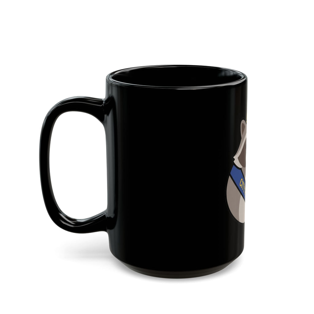 "Jimothy" Black Ceramic Mug — Graphic