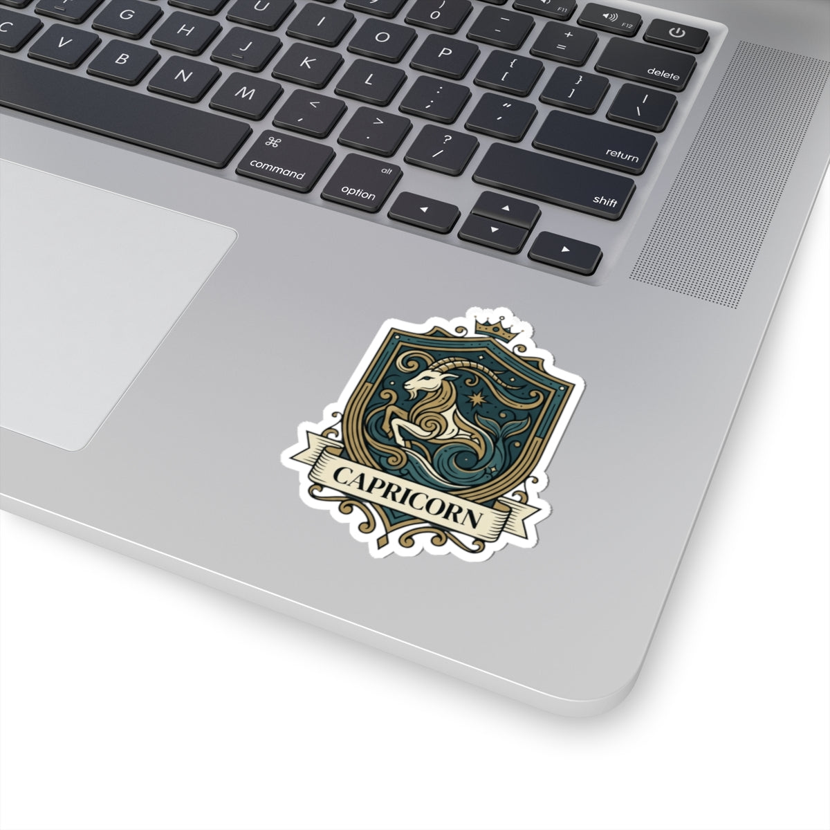 "Capricorn- The Sea-Goat Crest" Sticker — Main