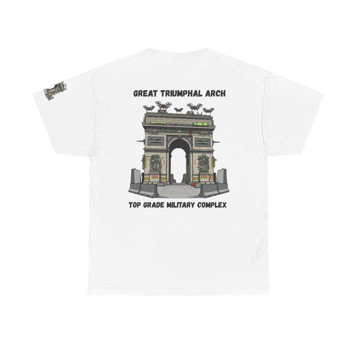 Color: White | Top Grade Military Complex Premium Graphic Tee