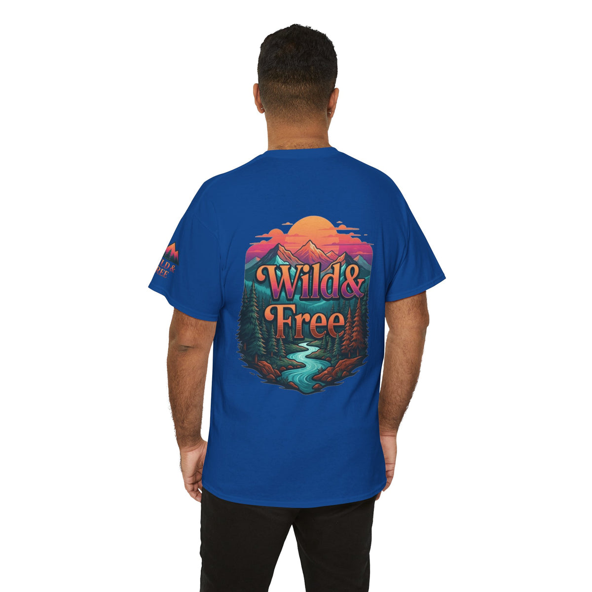 Color: Royal | Wild & Free Premium Graphic Tee