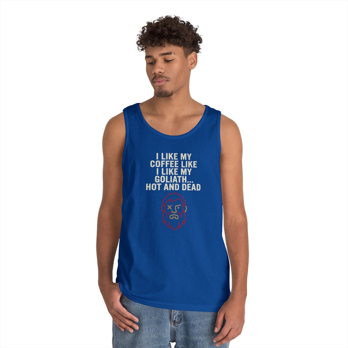 "Good Book Series Coffee Hot and Dead" Tank Top