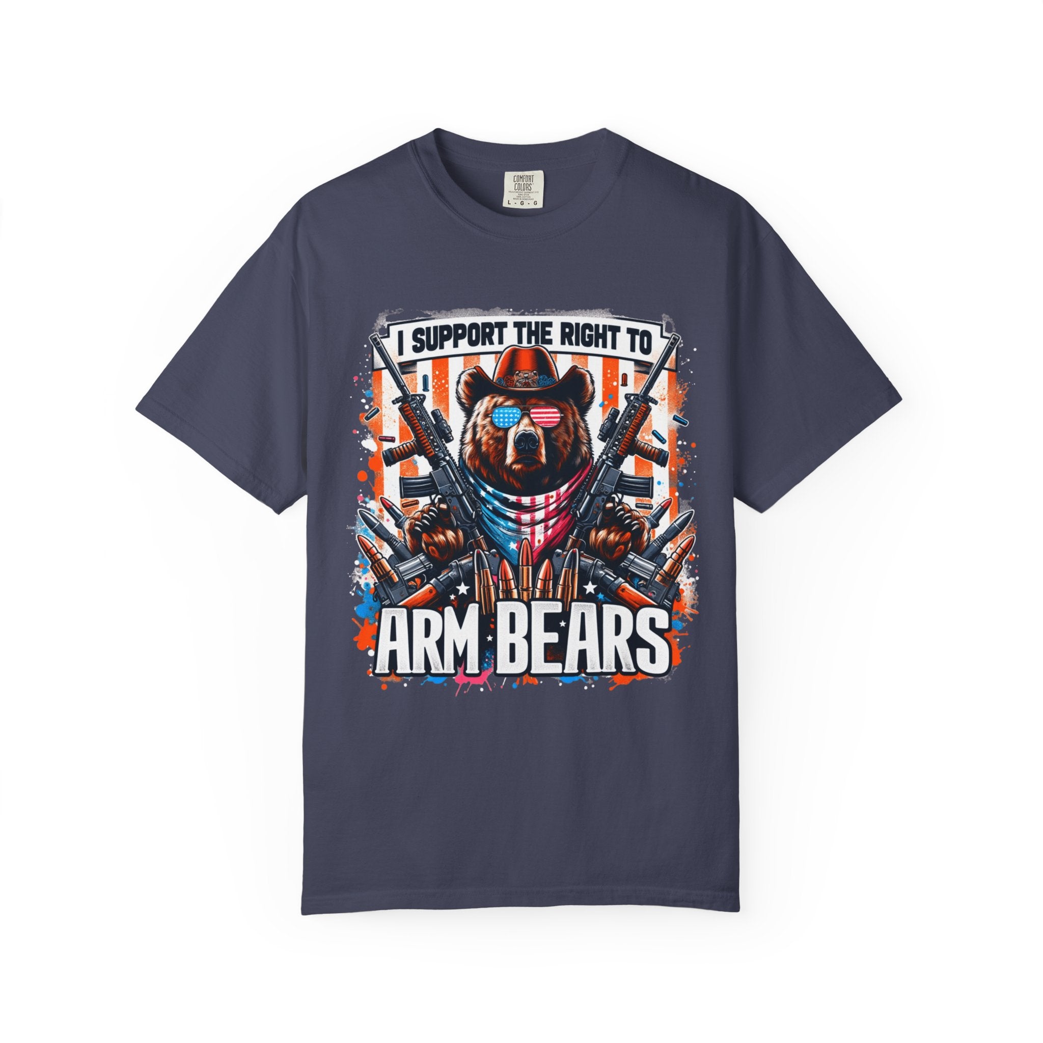 "Right to Arm Bears" Unisex Garment-Dyed T-shirt