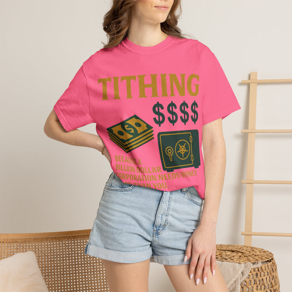 "Corporate Charity" Unisex Garment-Dyed T-shirt