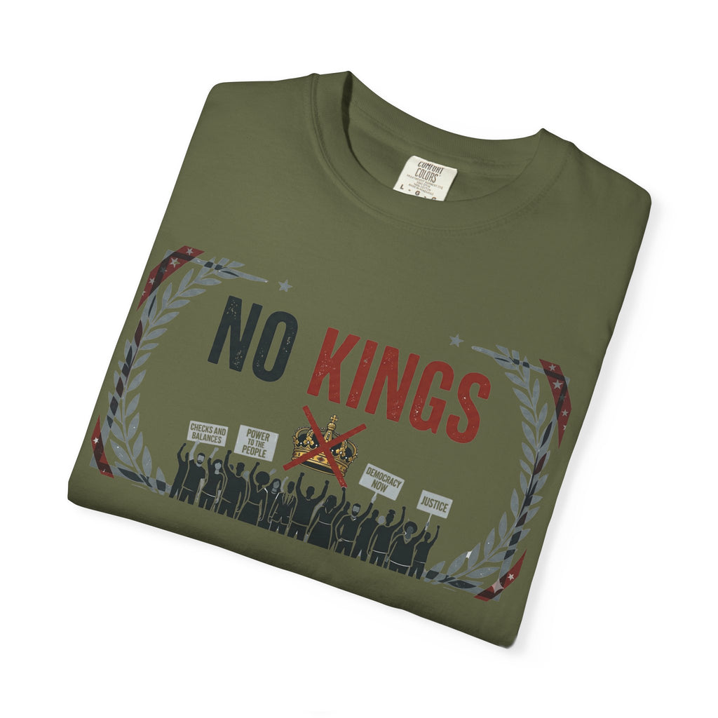 No Kings, No Masters | Garment-Dyed Tee — AttitudeShirts