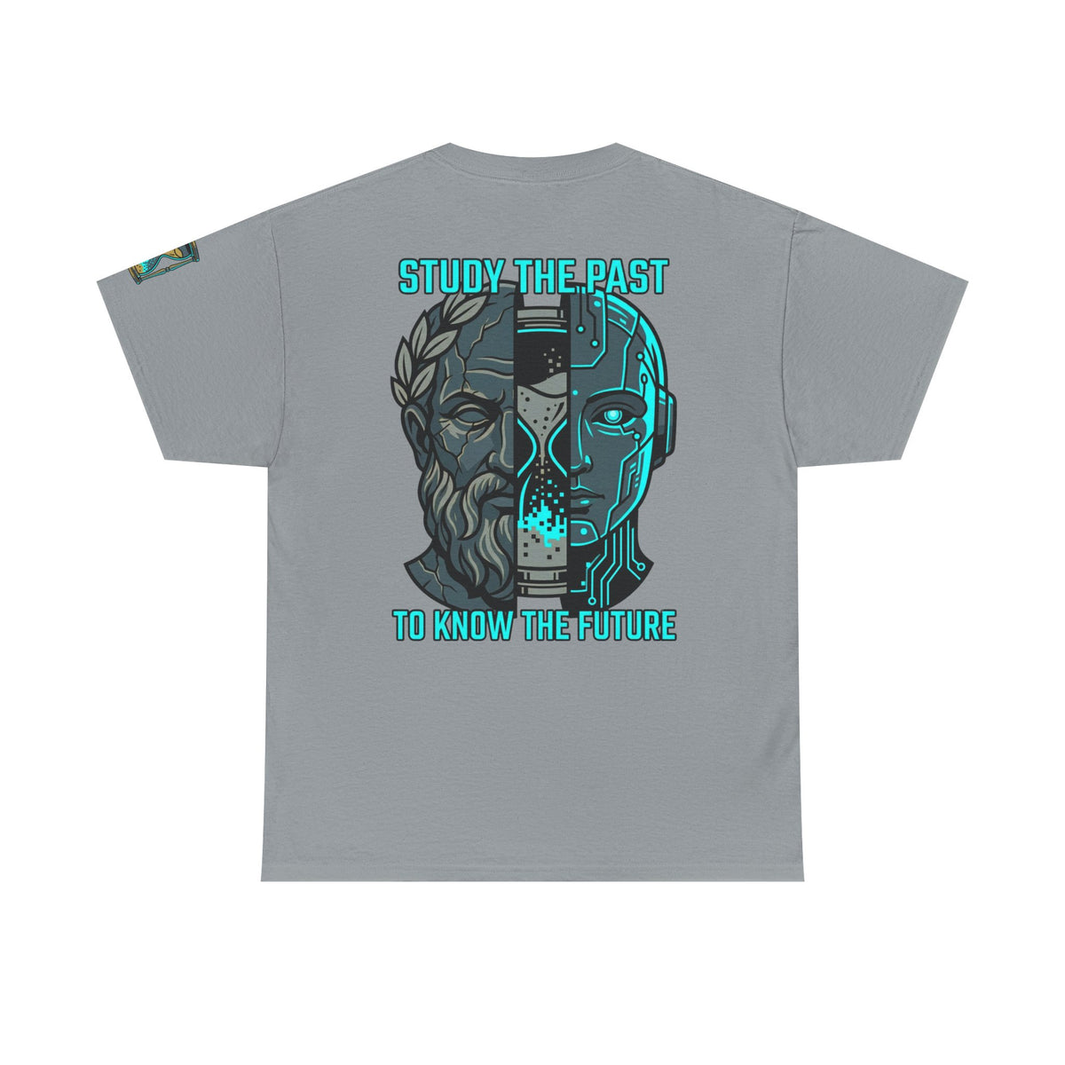 Color: Gravel | Study the Past Know the Future Premium Graphic Tee