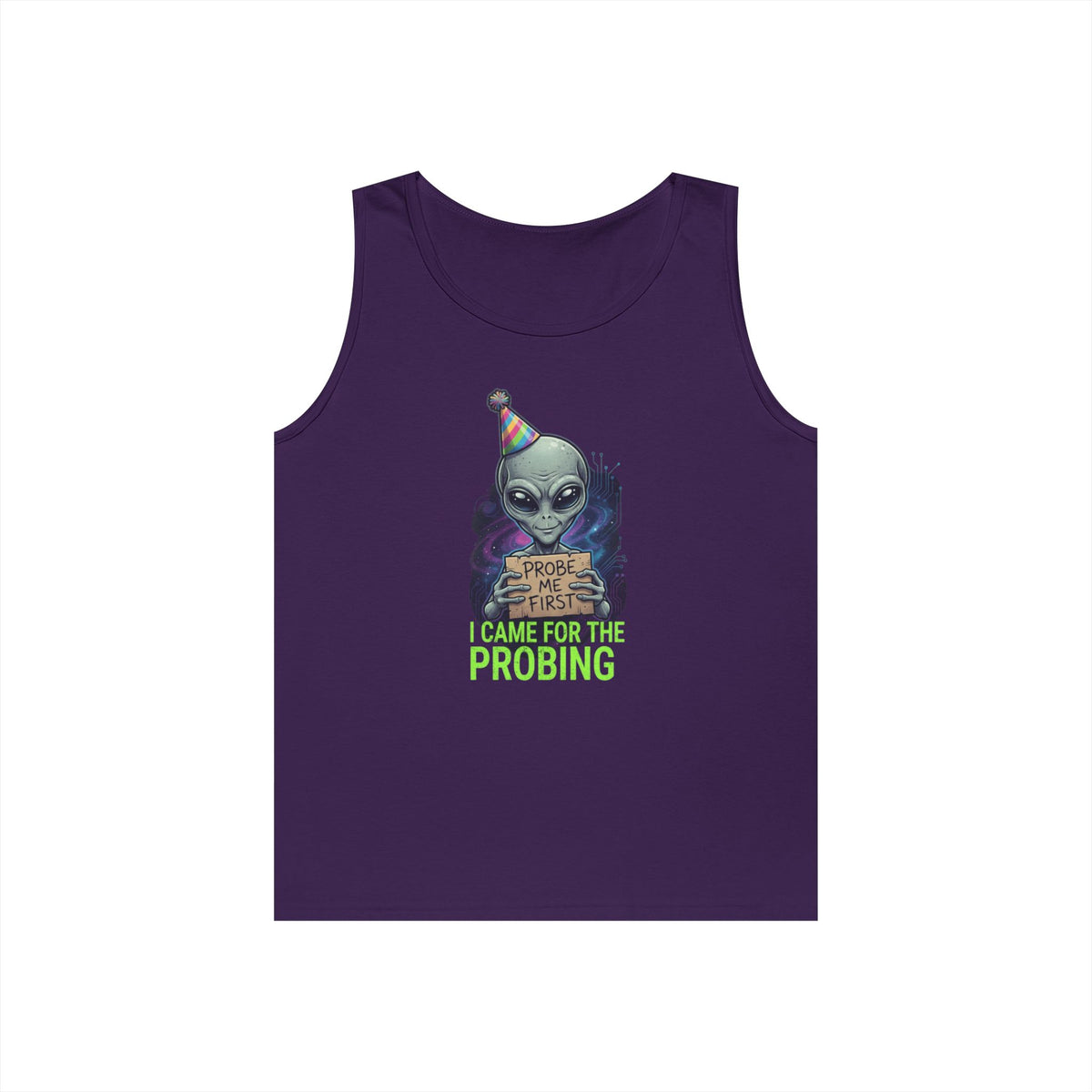 Color: Purple | I Came For the Probing Tank Top