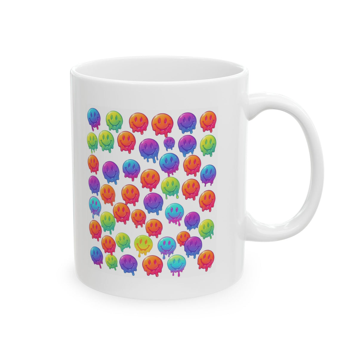 "Melting Hot" White Ceramic Mug