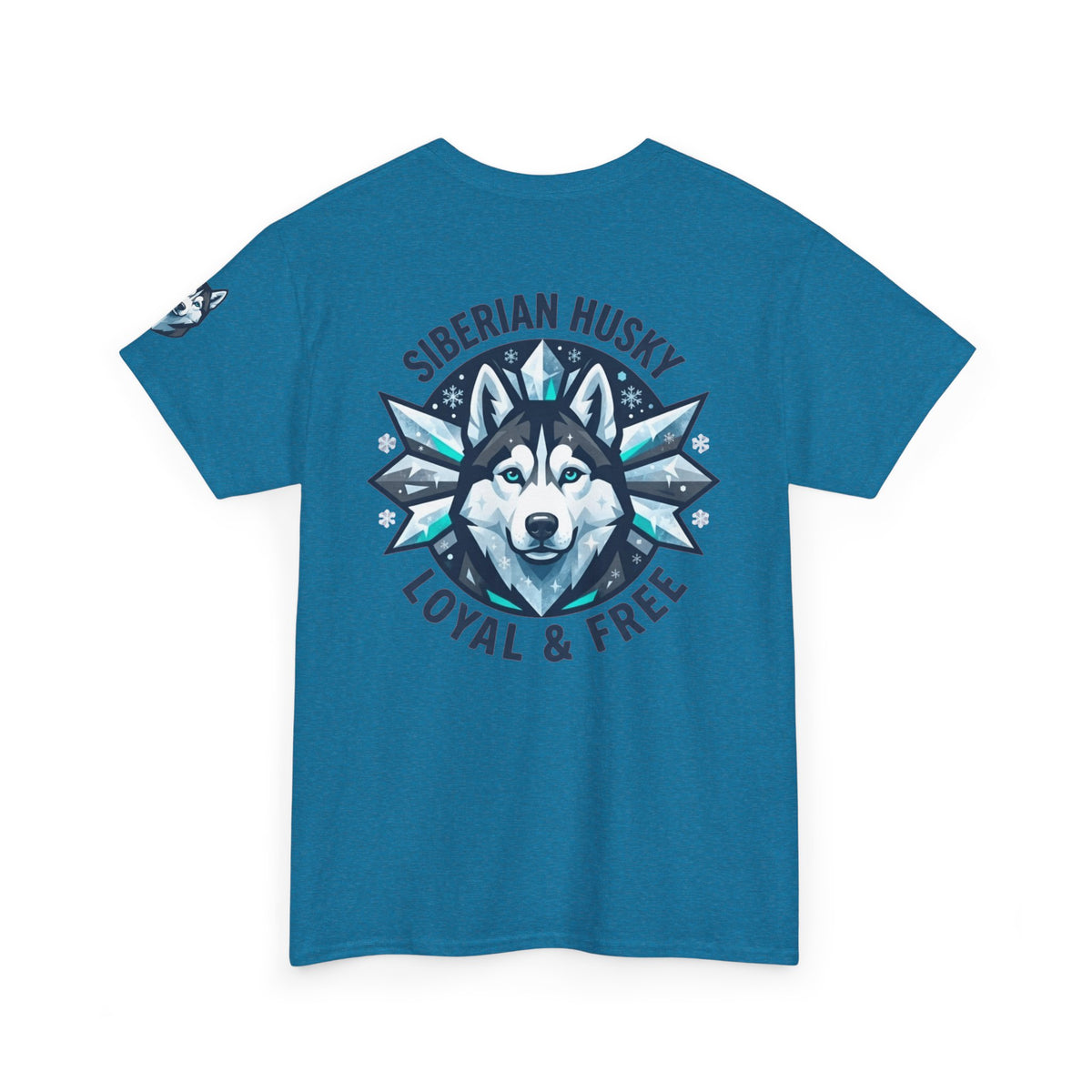 "Siberian Husky Loyal & Free" Premium Graphic Tee