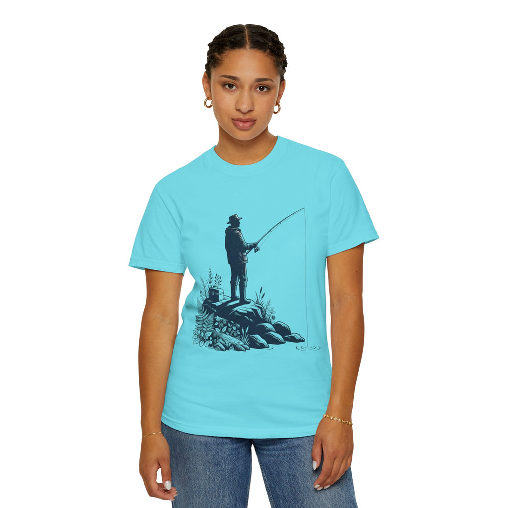 "Fishing" Unisex Garment-Dyed Tee