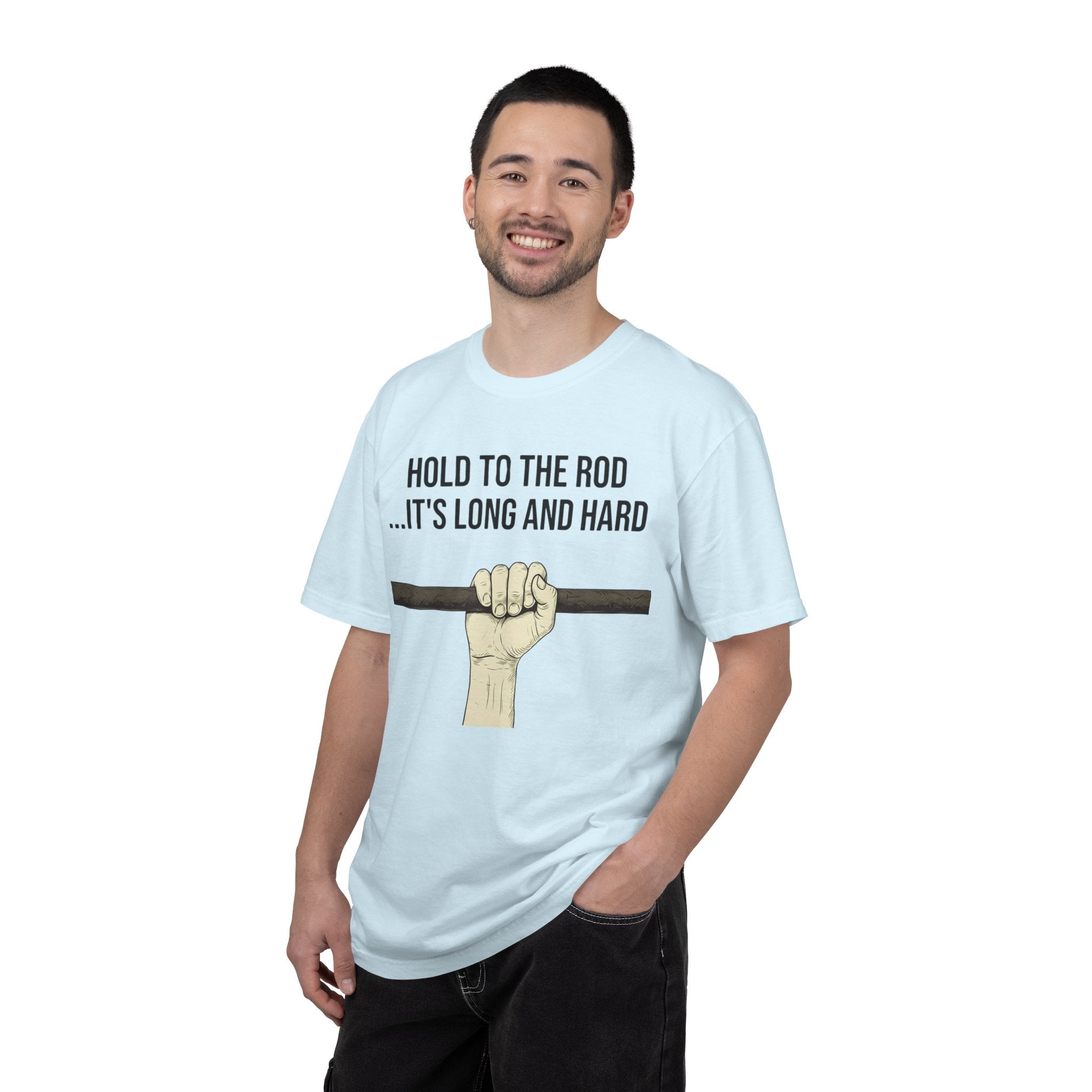 "Hold to the Rod" Unisex Garment-Dyed Tee
