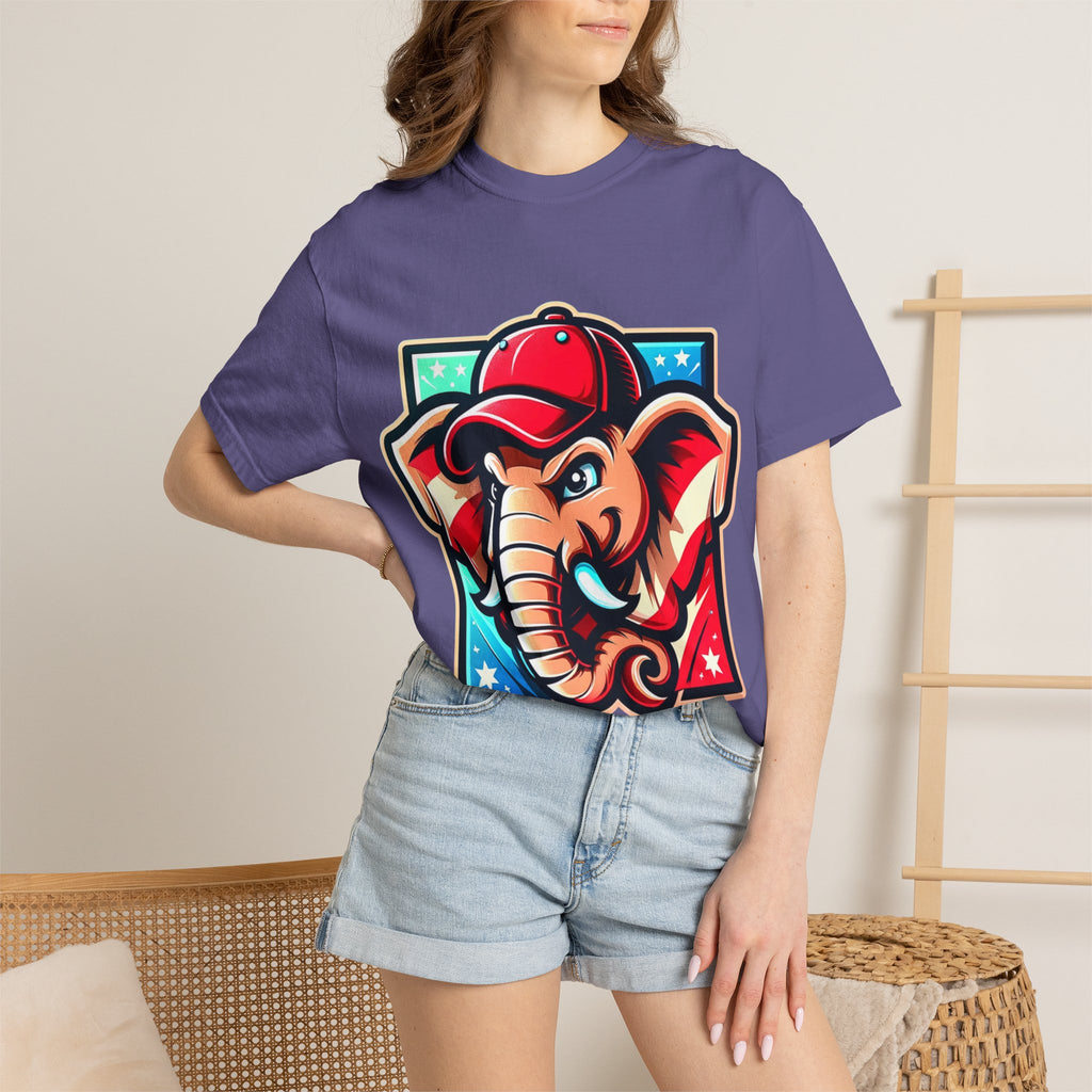"The Patriot Elephant" Unisex Garment-Dyed T-shirt