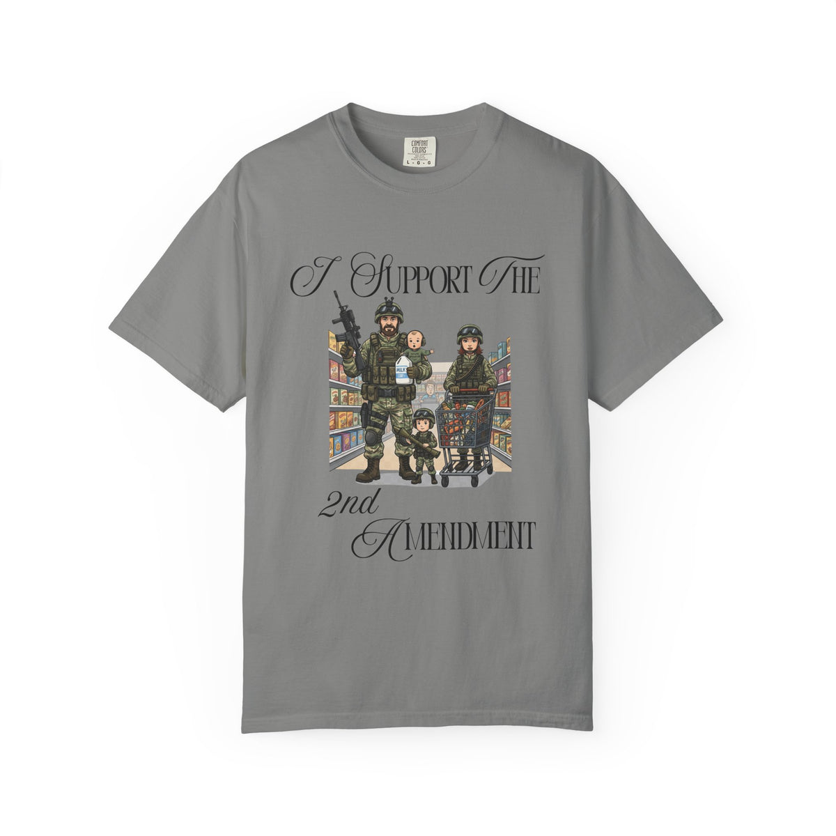"2nd Amendment" Unisex Garment-Dyed T-shirt