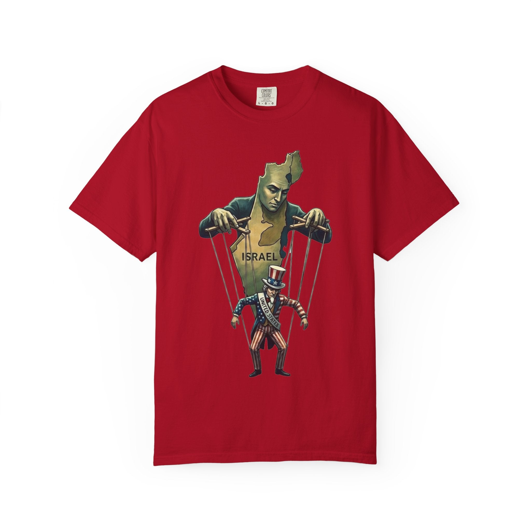 "The Global Puppet Master" Unisex Garment-Dyed T-shirt