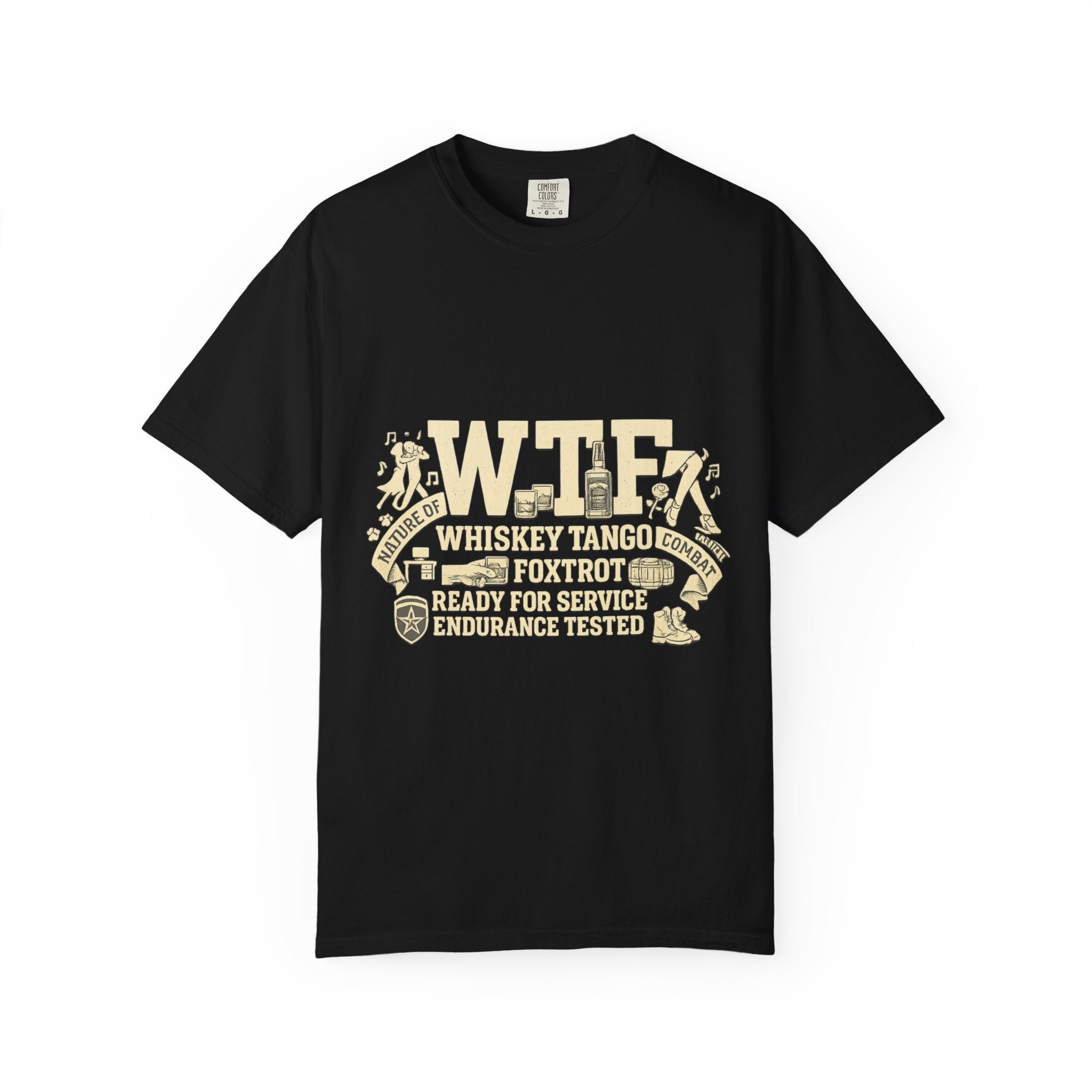 WTF Nature of Combat | Garment-Dyed Tee — AttitudeShirts