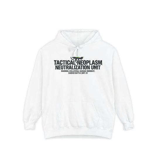Battle Unit: Cancer Division | Garment-Dyed Hoodie — AttitudeShirts