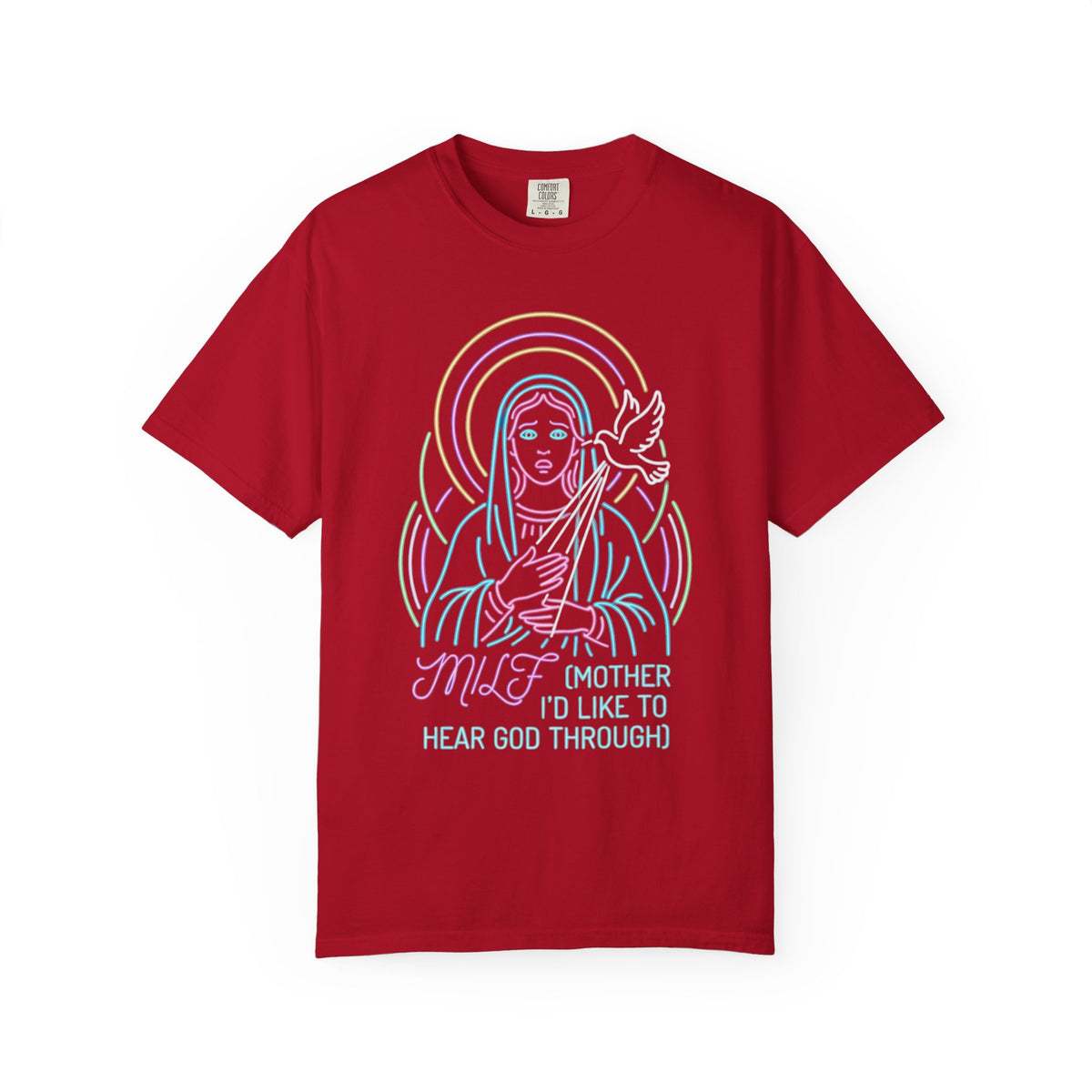 "Good Book Series MILF" Unisex Garment-Dyed Tee