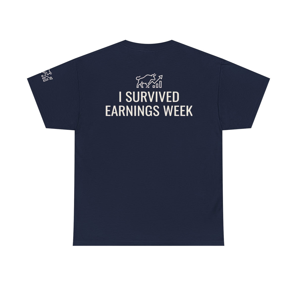 Color: Navy | I Survied Earnings Week Premium Graphic Tee