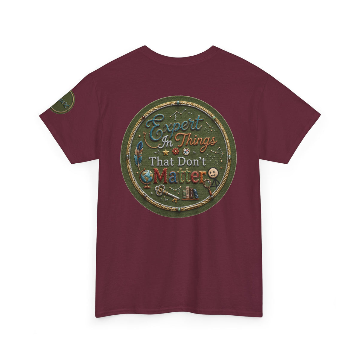 Color: Maroon | Expert In Things That Don't Matter Premium Graphic Tee