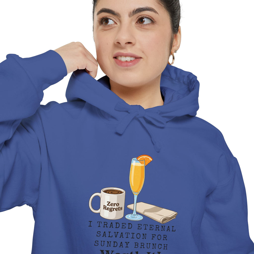 Brunch So Hard | Garment-Dyed Hoodie — AttitudeShirts