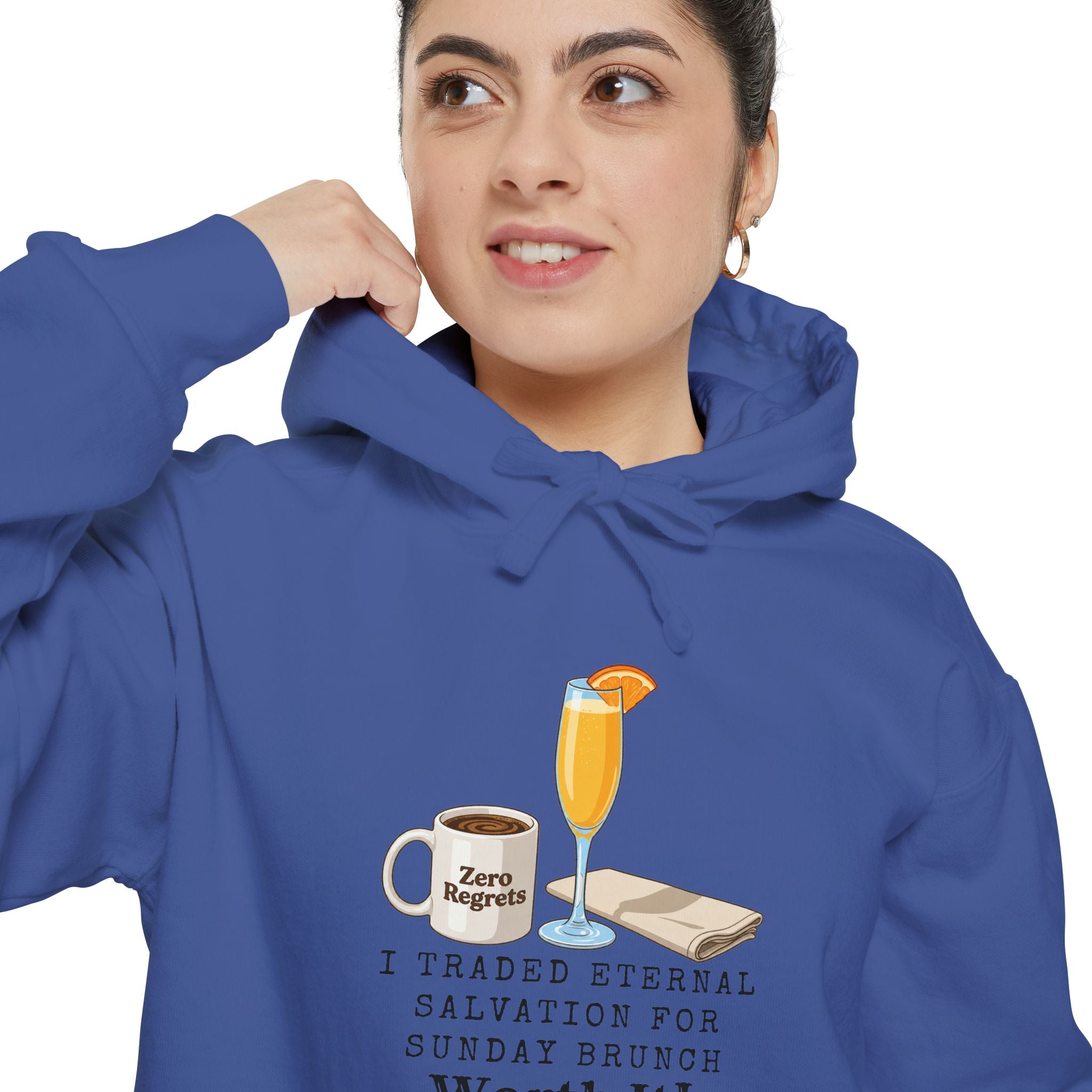 Brunch So Hard | Garment-Dyed Hoodie — AttitudeShirts