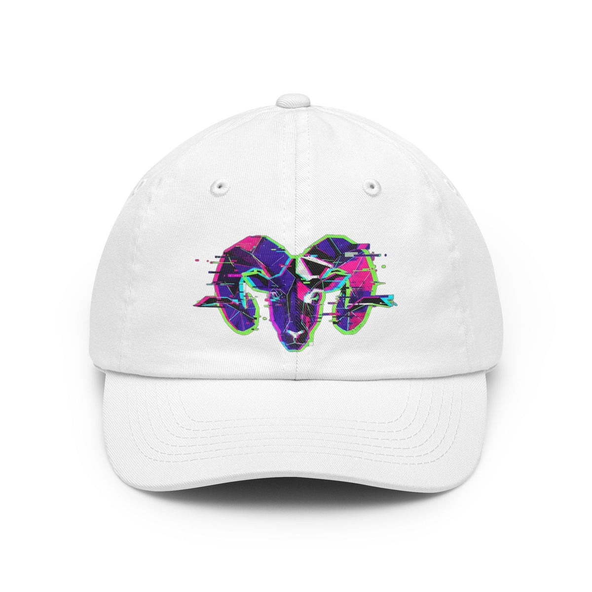 Color: White | Aries Dad Hat — Graphic
