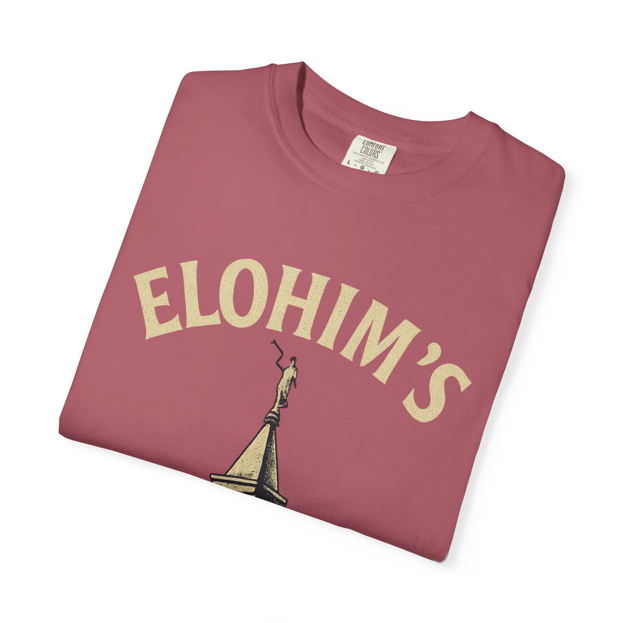 "Elohim's Favorite Apostate" Unisex Garment-Dyed T-shirt