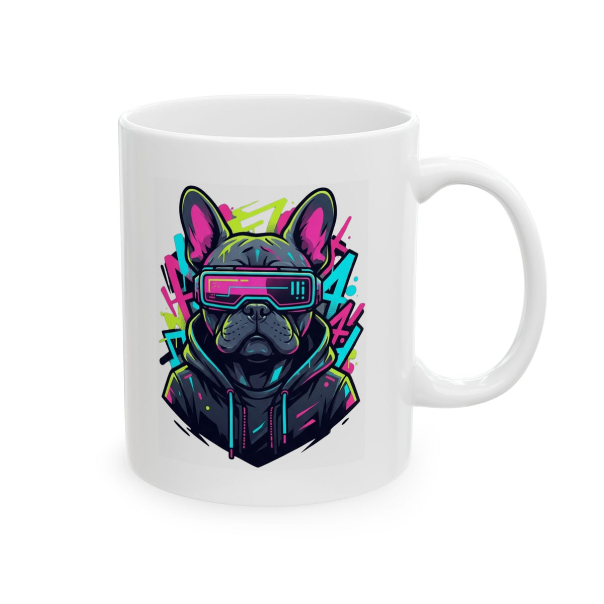 "Cool Pup" White Ceramic Mug